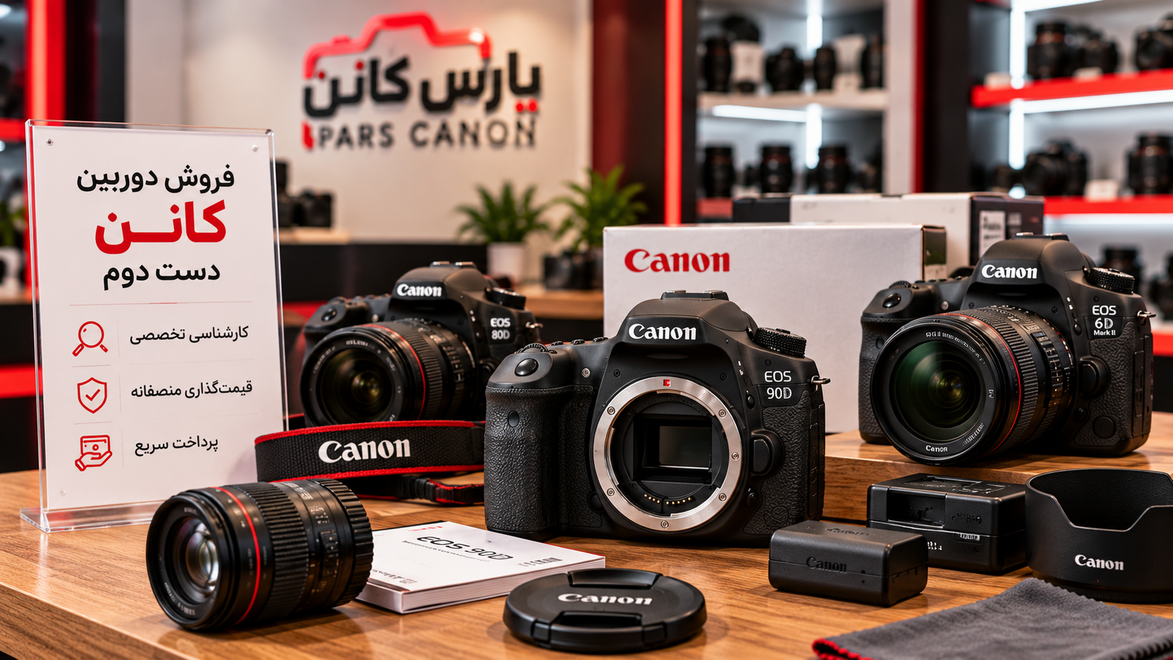 فروش دوربین کارکرده به پارس کانن؛ چطور دوربینت را با قیمت مناسب بفروشی؟ | پارس کانن