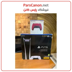 کنسول بازی پلی استیشن 5 دیجیتال مدل PS5 Digital Edition ریجن اروپا باجعبه و دسته اضافه دست دوم 01