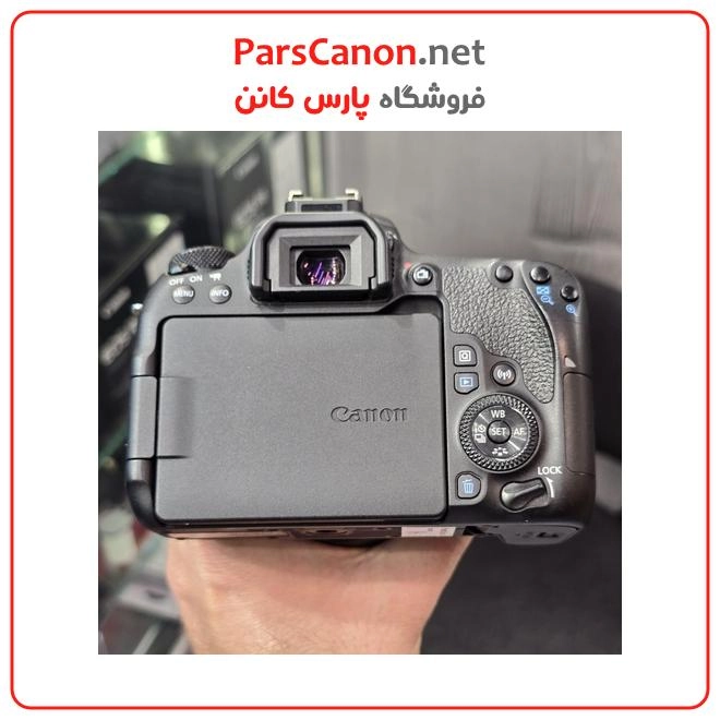 دوربین کانن دست دوم مدل Canon EOS 77D Kit EF-S 18-55mm IS STM stock