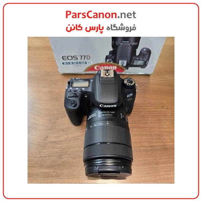 دوربین کانن دست دوم مدل Canon EOS 77D Kit EF-S 18-55mm IS STM stock