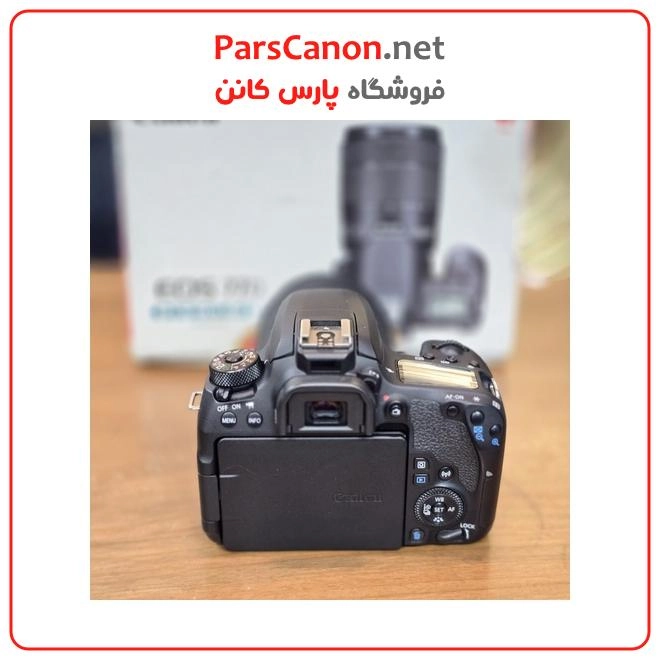 دوربین کانن دست دوم مدل Canon EOS 77D Kit EF-S 18-55mm IS STM stock