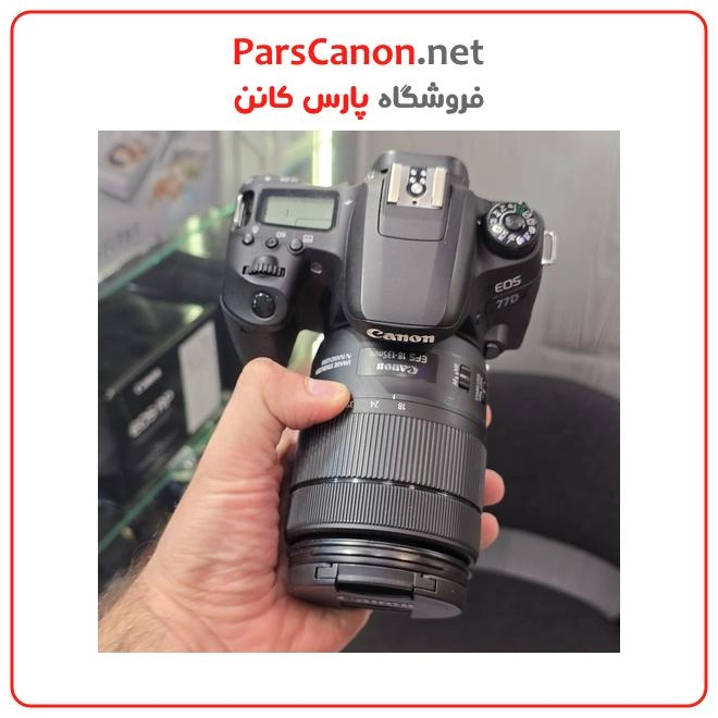 دوربین کانن دست دوم مدل Canon EOS 77D Kit EF-S 18-55mm IS STM stock