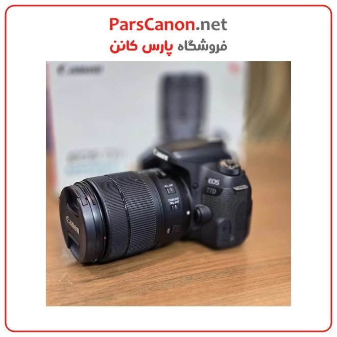 دوربین کانن دست دوم مدل Canon EOS 77D Kit EF-S 18-55mm IS STM stock