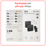 میکروفون بی سیم یقه ای انسر Answer SX8 2in1 Wirreless Microphone - تصویر 2