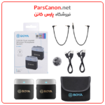 میکروفون بویا مدل BOYA BY-M1V2 2-Person Wireless Microphone System for Cameras and Smartphones - تصویر 2