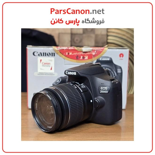 دوربین کانن دست دوم مدل Canon EOS 2000D Kit EF-S 18-55mm IS II stock