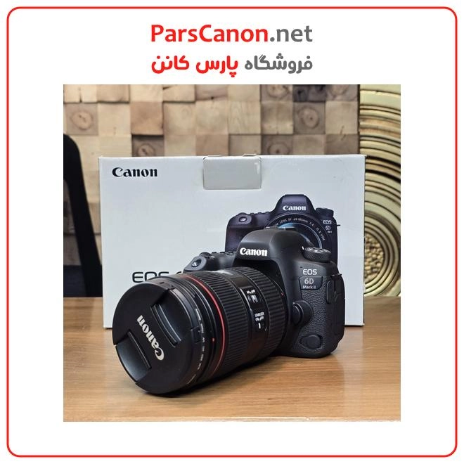 Canon EOS 6D Mark II with 24-105mm f4L II Lens stock 02 دوربین کانن دست دوم مدل Canon Eos 6D Mark Ii With 24-105Mm F/4L Ii Lens Stock - تصویر 1