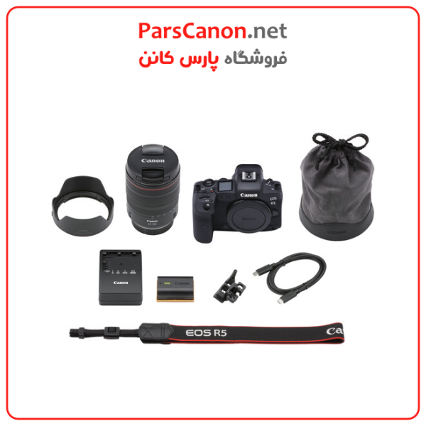 Canon Eos R5 Mirrorless Camera With 24-105Mm F/4 Lens | پارس کانن