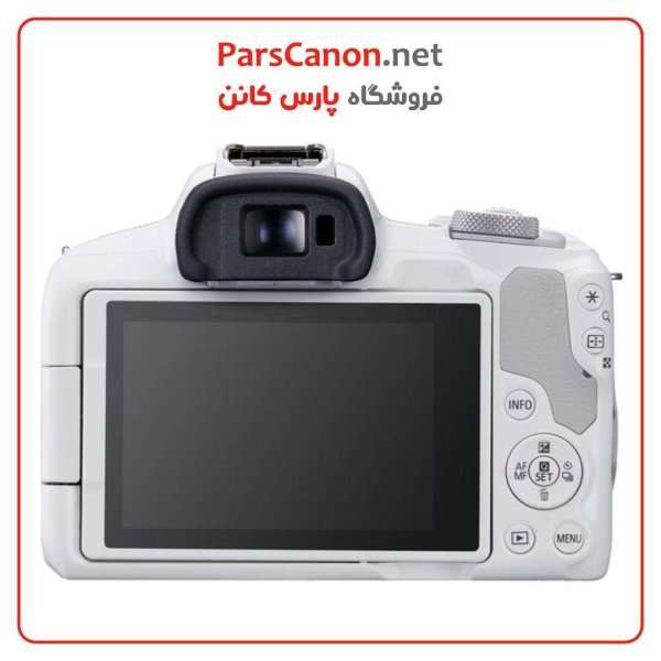دوربین عکاسی کانن رنگ سفید Canon Eos R50 Mirrorless Camera (White) | پارس کانن
