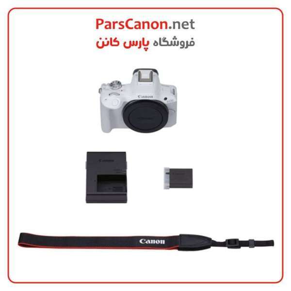 دوربین عکاسی کانن رنگ سفید Canon Eos R50 Mirrorless Camera (White) | پارس کانن
