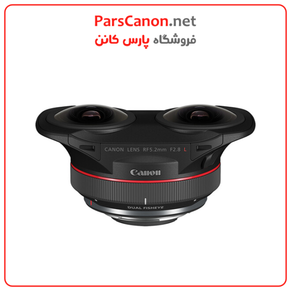لنز کانن مانت ار اف Canon Rf 5.2Mm F/2.8 L Dual Fisheye 3D Vr Lens | پارس کانن