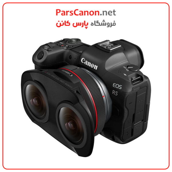 لنز کانن مانت ار اف Canon Rf 5.2Mm F/2.8 L Dual Fisheye 3D Vr Lens | پارس کانن