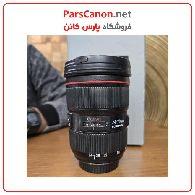 لنز کانن دست دوم مدل Canon EF 24-70mm f/2.8L II USM stock