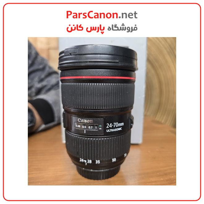 لنز کانن دست دوم مدل Canon EF 24-70mm f/2.8L II USM stock