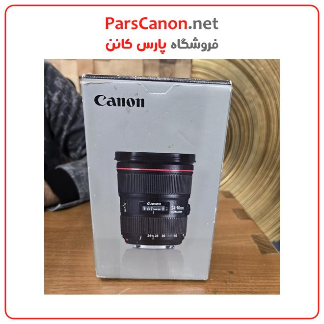 لنز کانن دست دوم مدل Canon EF 24-70mm f/2.8L II USM stock