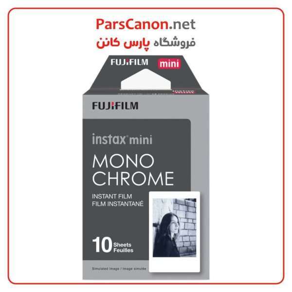 کاغذ دوربین فوجی فیلم Fujifilm Instax Mini Monochrome Instant Film | پارس کانن
