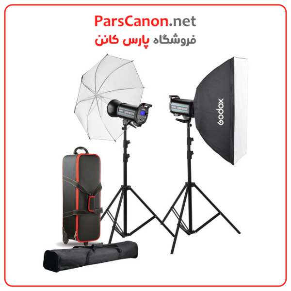 کیت فلاش گودکس Godox Qs400Ii 2-Light Studio Flash Kit | پارس کانن