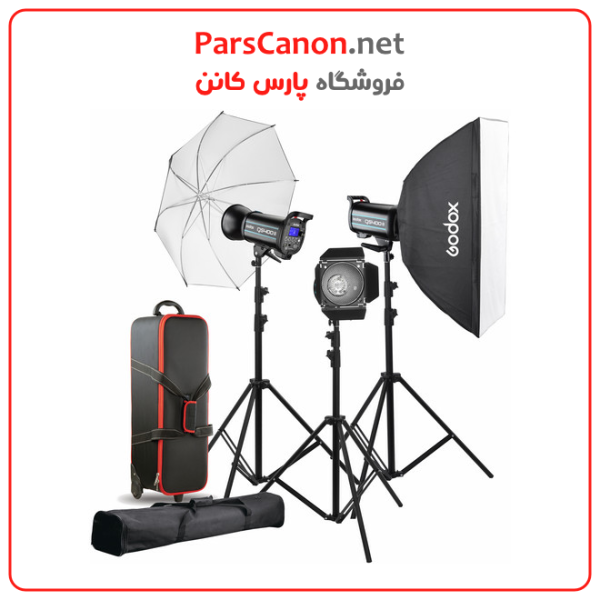 کیت فلاش گودکس Godox Qs400Ii 3-Light Studio Flash Kit | پارس کانن