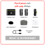 میکروفون بی‌سیم هالی لند Hollyland LARK C1 DUO 2-Person Wireless Microphone System with Lightning Connector for iOS Devices (Black, 2.4 GHz) - تصویر 2