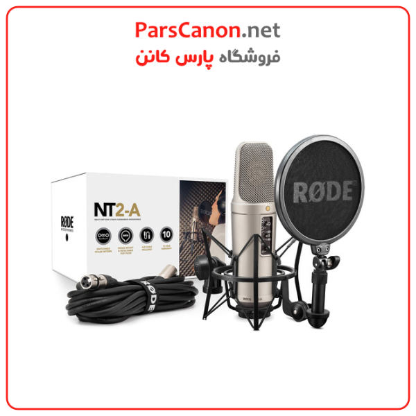 میکروفن رود Rode Nt2-A Large-Diaphragm Multipattern Condenser Microphone | پارس کانن