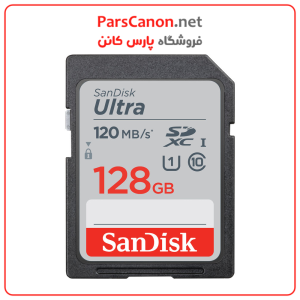کارت حافظه سن دیسک Sandisk 128Gb Ultra Uhs-I Sdxc Memory Card | پارس کانن