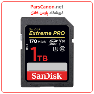 کارت حافظه سن دیسک Sandisk 1Tb Extreme Pro Uhs-I Sdxc Memory Card | پارس کانن