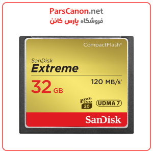 کارت حافظه سن دیسک Sandisk 32 Gb Extreme Compactflash Memory Card | پارس کانن