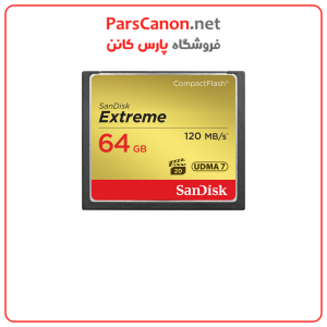 کارت حافظه سن دیسک Sandisk 64 Gb Extreme Compactflash Memory Card | پارس کانن