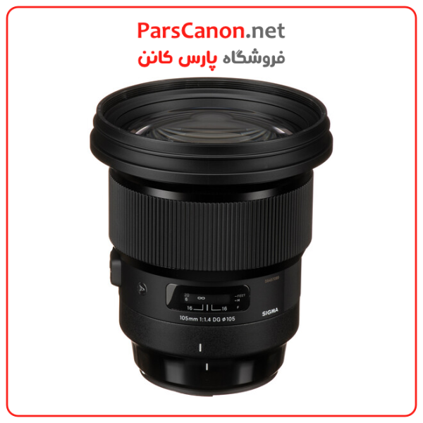 لنز سیگما مانت کانن Sigma 105Mm F/1.4 Dg Hsm Art Lens For Canon Ef | پارس کانن