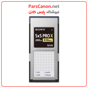 کارت حافظه سونی Sony 240GB SxS PRO X Memory Card | پارس کانن
