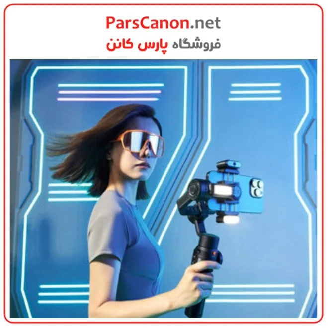 گیمبال Zhiyun Smooth 5S AI Combo با گوشی موبایل