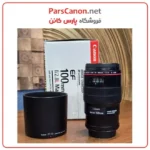 لنز کانن دست دوم مدل Canon EF 100mm f/2.8L Macro IS USM Stock