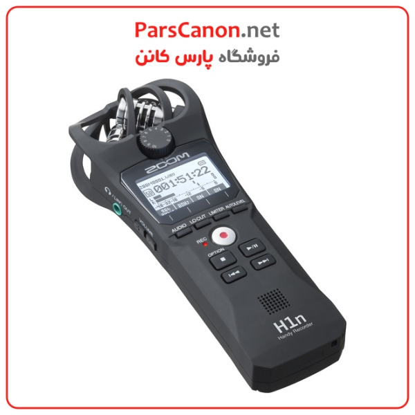 Zoom H1N 2-Input / 2-Track Portable Handy Recorder With Onboard X/Y Microphone (Black) | پارس کانن