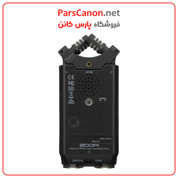 Zoom H4N Pro 4-Input / 4-Track Portable Handy Recorder With Onboard X/Y Mic Capsule (Black) | پارس کانن