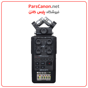 Zoom H6 All Black 6-Input / 6-Track Portable Handy Recorder With Single Mic Capsule (Black) | پارس کانن