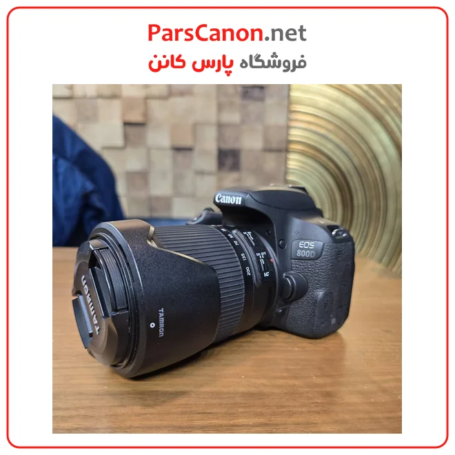 دوربین کانن دست دوم مدل Canon EOS 800D body به همراه لنز تامروم 18-200 Di II vc 01