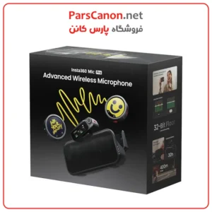 میکروفون اینستا 360 دو فرستنده یک گیرنده مدل Insta360 Mic Pro 2-Person Wireless System 02