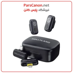 میکروفون هالی لند لارک a1 تایپ C و لایتنینگ مدل Hollyland LARK A1 Combo 2-Person Wireless Microphone System with USB-C and Lightning Connectors 01