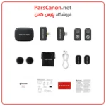 میکروفون هالی لند لارک a1 تایپ C و لایتنینگ مدل Hollyland LARK A1 Combo 2-Person Wireless Microphone System with USB-C and Lightning Connectors 02
