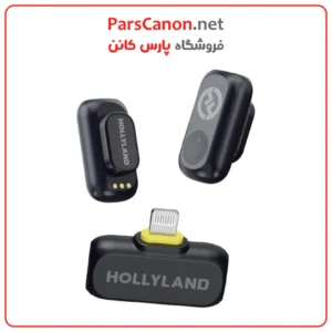 میکروفون هالی لند لارک a1 مبدل لایتنینگ مدل Hollyland LARK A1 Mini Duo 2-Person Wireless Microphone System with Lightning Connector 01