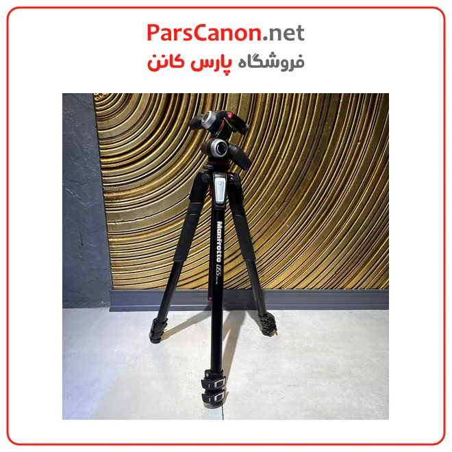 سه پایه عکاسی مانفرتو دست دوم مدل Manfrotto MT055CXPRO3 Carbon Fiber Tripod with MHXPRO-3W Head & Move Quick Release Kit 01
