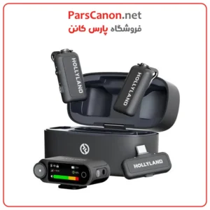میکروفون هالی لند لارک مکس کمبو MAX 2 مناسب دوربین و تایپ C مدل Hollyland LARK MAX 2 Combo 2-Person Wireless Microphone System for Cameras and Mobile Devices 01