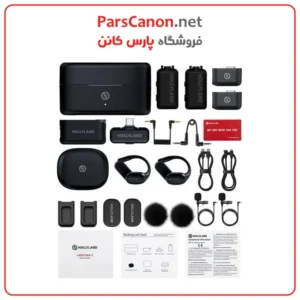 میکروفون هالی لند لارک مکس آلتیمیت MAX 2 Ultimate مناسب دوربین و تایپ C مدل Hollyland LARK MAX 2 Ultimate Combo 2-Person Wireless Microphone System for Cameras and Mobile 02