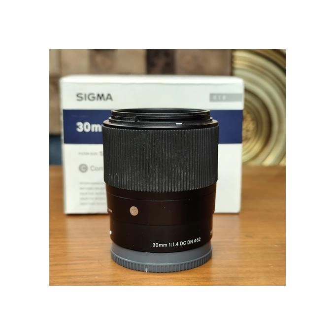لنز سیگما مانت سونی دست دوم مدل Sigma 30mm f/1.4 DC DN Lens stock