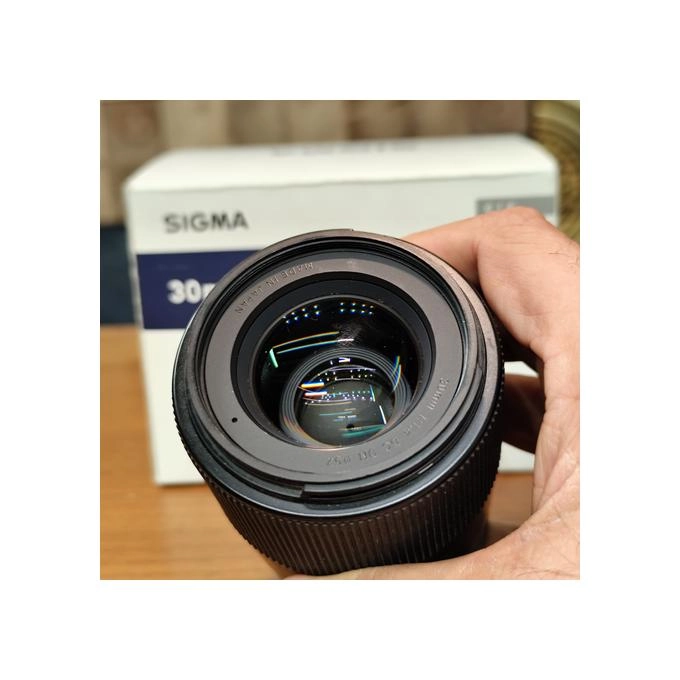 لنز سیگما مانت سونی دست دوم مدل Sigma 30mm f/1.4 DC DN Lens stock