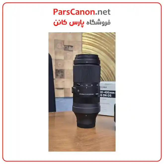 لنز سیگما مانت سونی دست دوم مدل Sigma 100-400mm f/5-6.3 DG DN OS Lens Sony E stock
