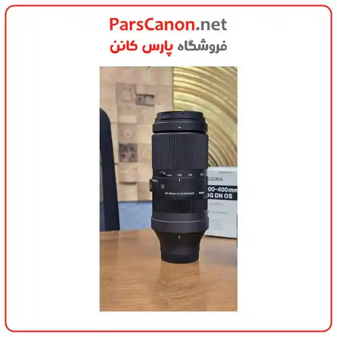 لنز سیگما مانت سونی دست دوم مدل Sigma 100-400mm f/5-6.3 DG DN OS Lens Sony E stock