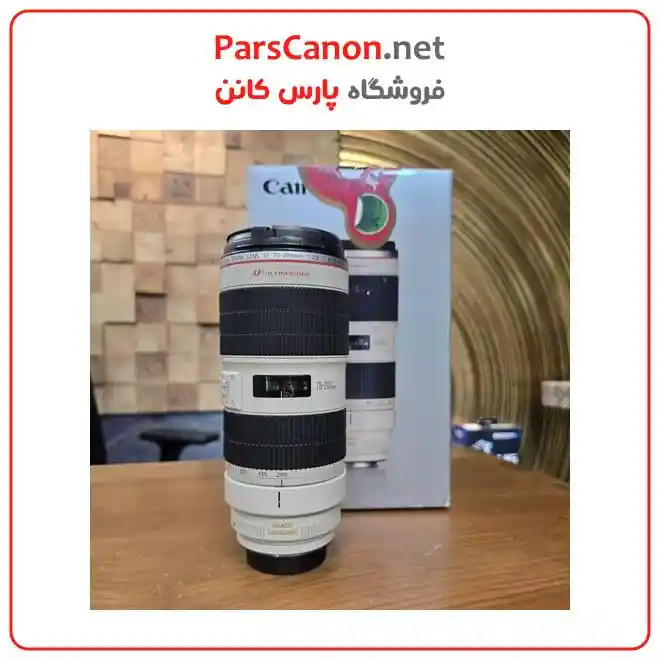 لنز کانن دست دوم مدل Canon EF 70-200mm f/2.8L IS II USM