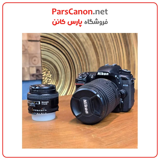 دوربین نیکون D7500 دست دوم مدل Nikon D7500 DSLR Camera with 18-140mm Lens+ 50mm f1.4 01
