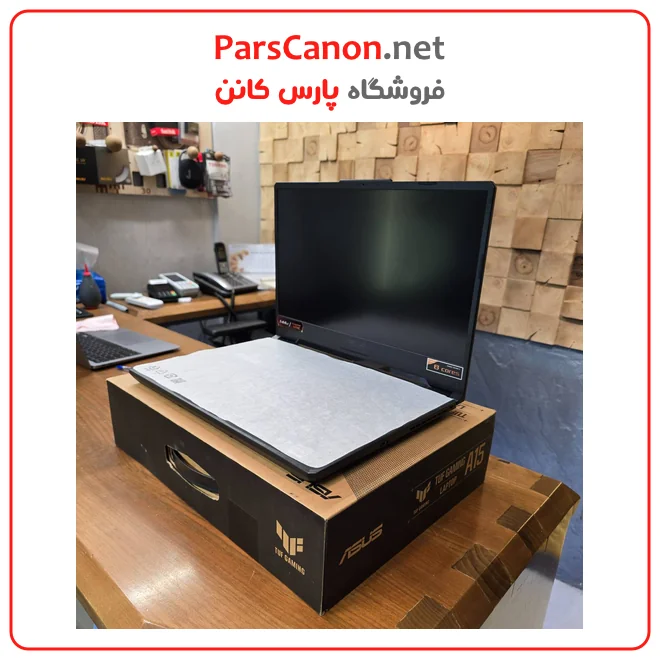 لپ تاپ ASUS مدل TUF Gaming A15 FA506QM دست دوم مدل FA506QM با کانفیگ Ryzen 9 5900HX رم 8GB هارد 512GB SSD گرافیک RTX 3060 6GB 01